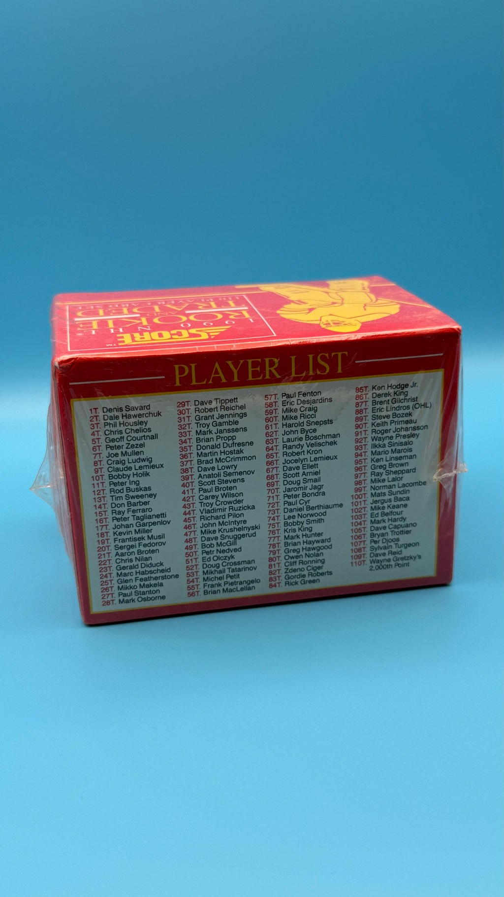 1990 Score NHL Rookie & Traded – 110 Player Card Factory Sealed Complete Set