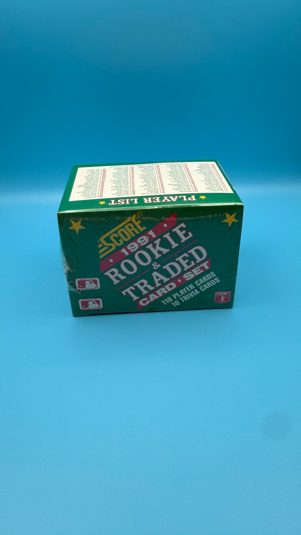 1991 Score MLB Rookie & Traded Factory Sealed Set – 110 Player Cards & 10 Magic Motion Cards